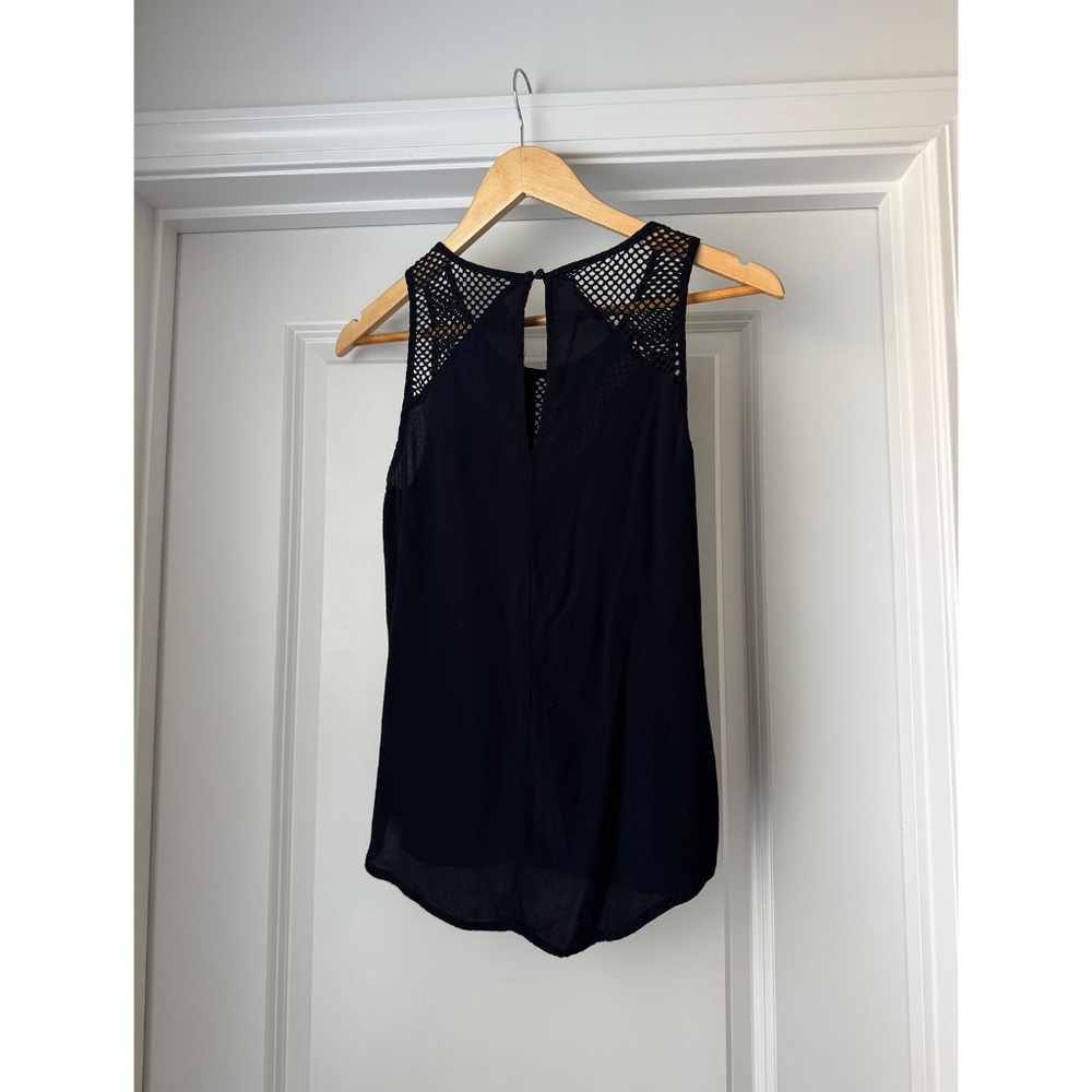 Black Mesh Top - Picture 2 of 2